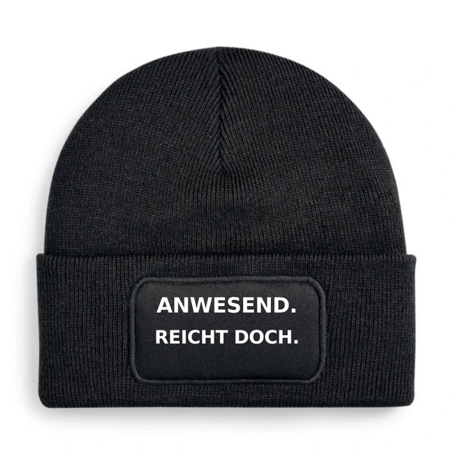 Mütze „ANWESEND. REICHT DOCH.“ – 7 Farben