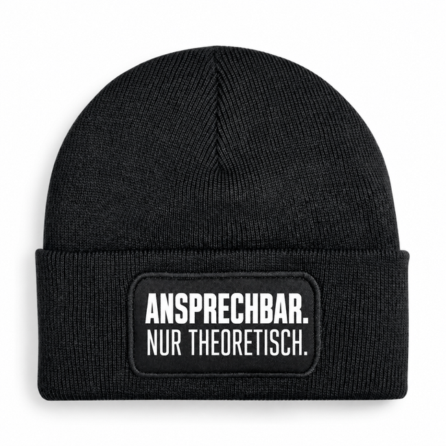 Mütze „ANSPRECHBAR. NUR THEORETISCH.“ – 7 Farben