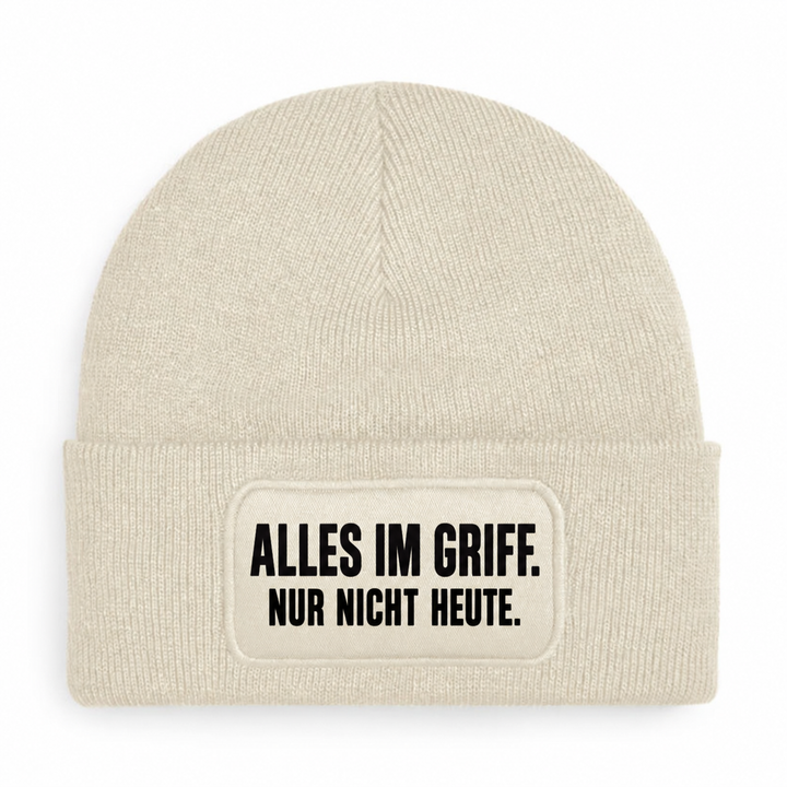 Mütze ALLES IM GRIFF. NUR NICHT HEUTE. in Beige