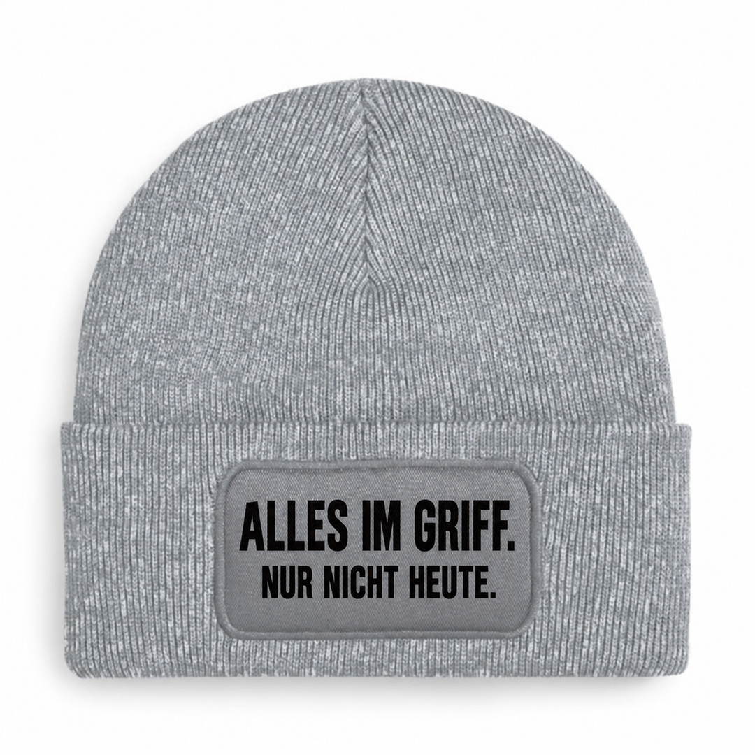 Mütze ALLES IM GRIFF. NUR NICHT HEUTE. in Grau