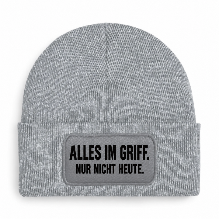 Mütze ALLES IM GRIFF. NUR NICHT HEUTE. in Grau