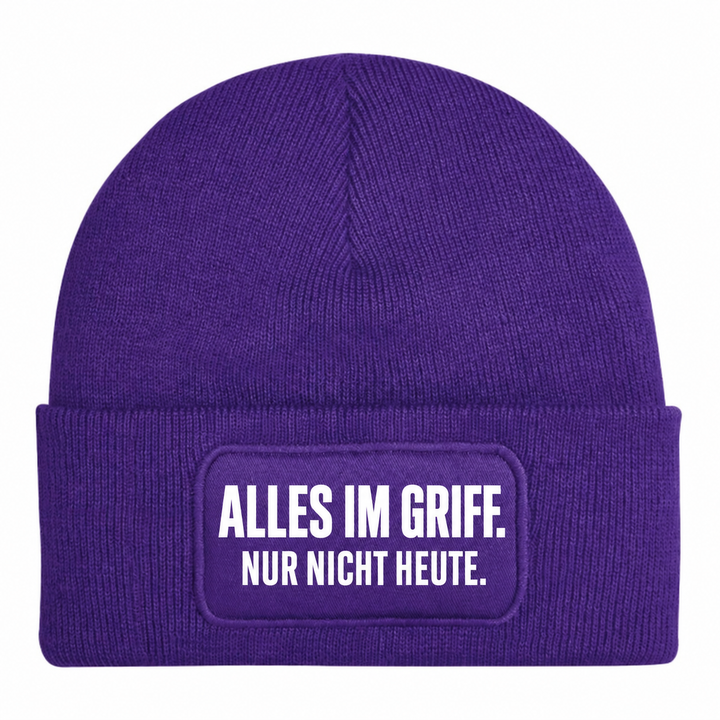Mütze ALLES IM GRIFF. NUR NICHT HEUTE. in Lila