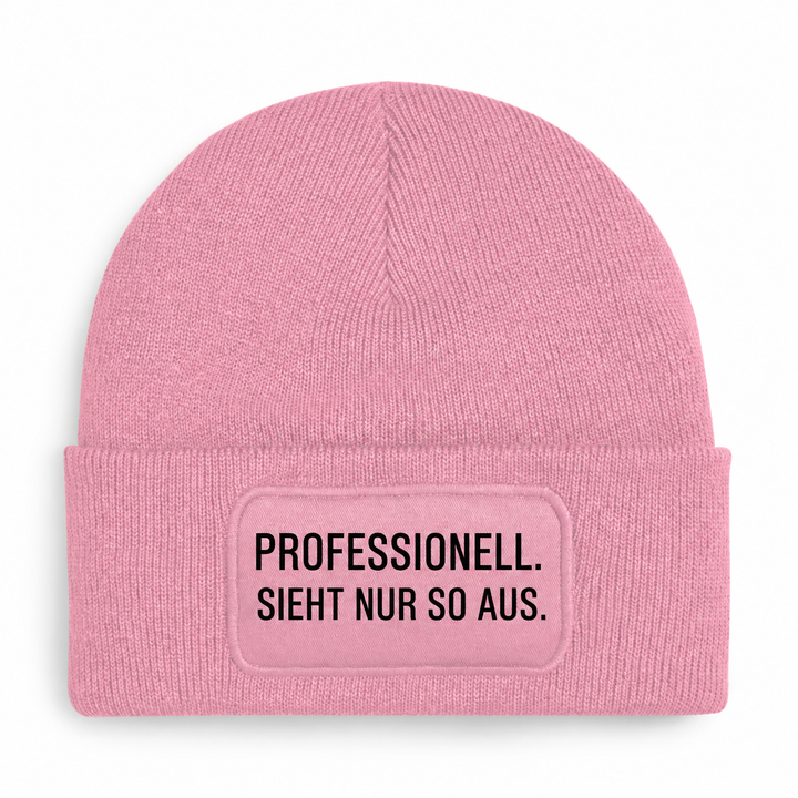 PEPAM Mütze PROFESSIONELL. SIEHT NUR SO AUS. – Rosa, Vorderansicht