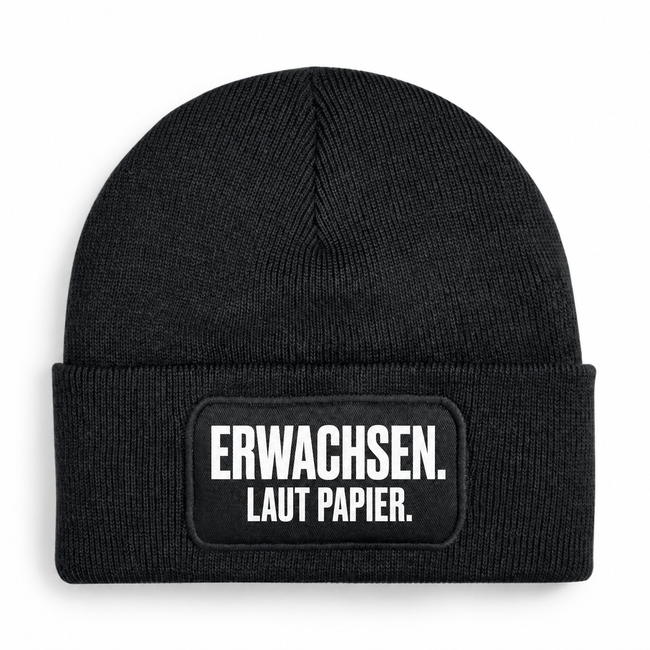Mütze „ERWACHSEN. LAUT PAPIER.“ – 7 Farben