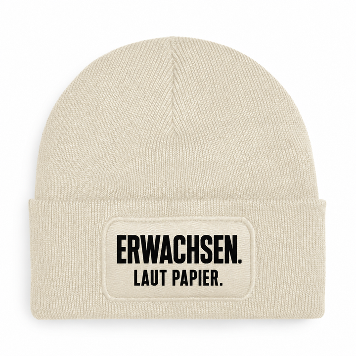 Mütze ERWACHSEN. LAUT PAPIER. – Beige