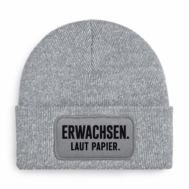 Mütze ERWACHSEN. LAUT PAPIER. – Grau