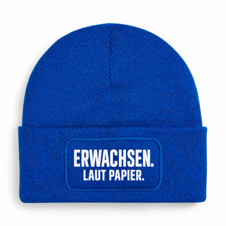 Mütze ERWACHSEN. LAUT PAPIER. – Blau