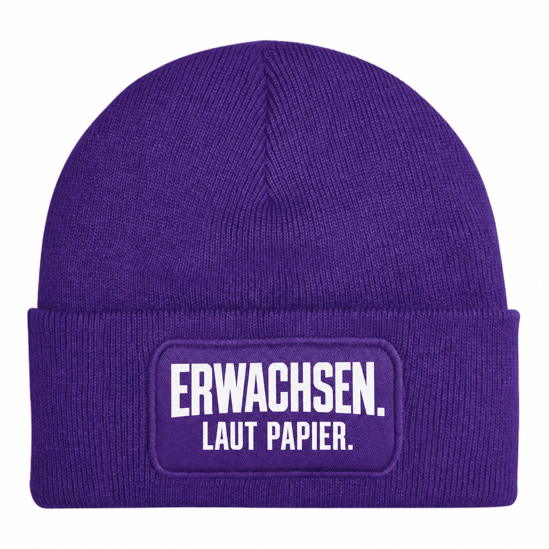 Mütze ERWACHSEN. LAUT PAPIER. – Lila