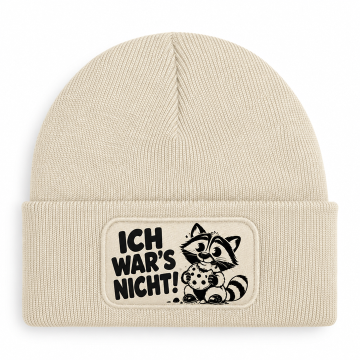 Mütze ICH WAR’S NICHT! Waschbär Beige