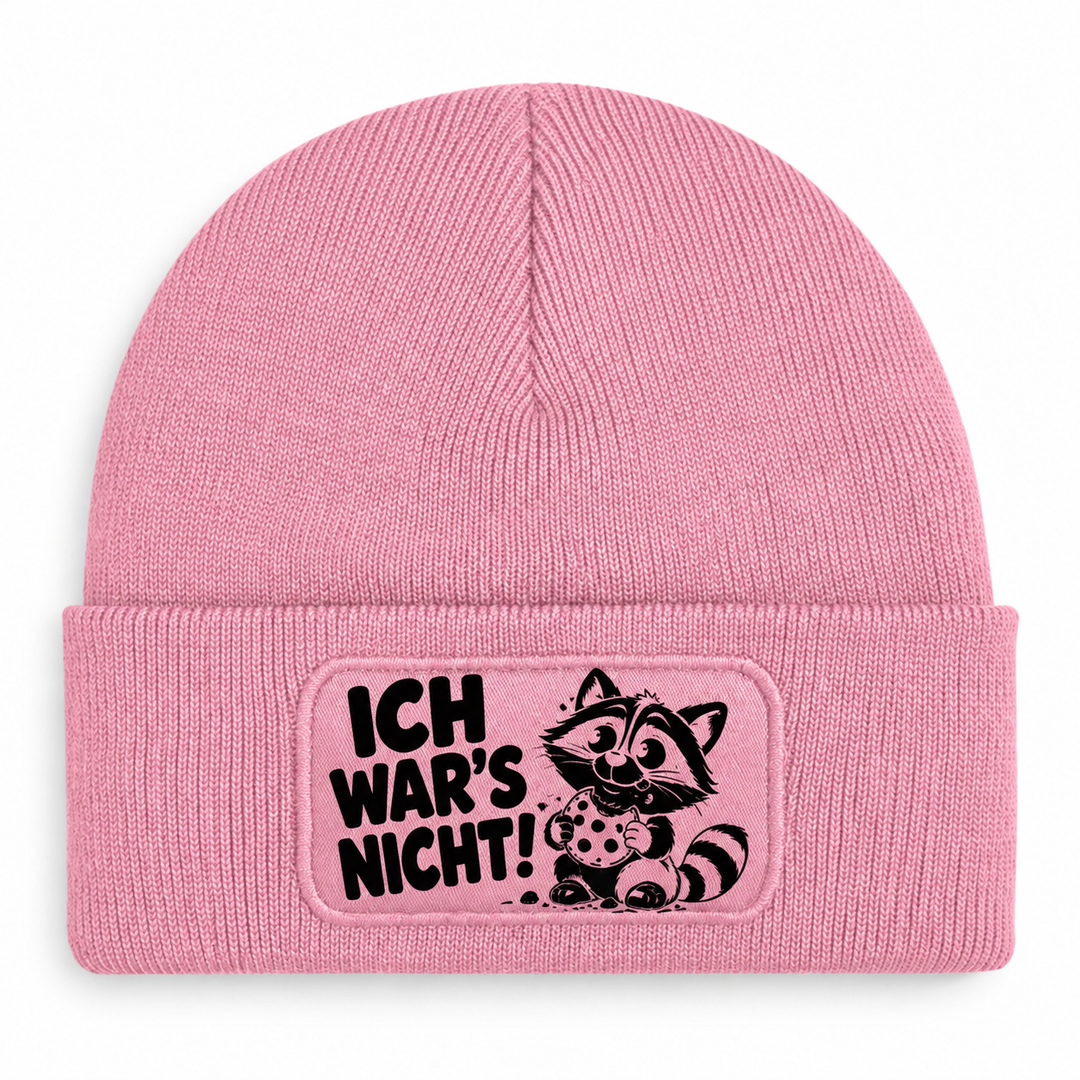 Mütze ICH WAR’S NICHT! Waschbär Rosa