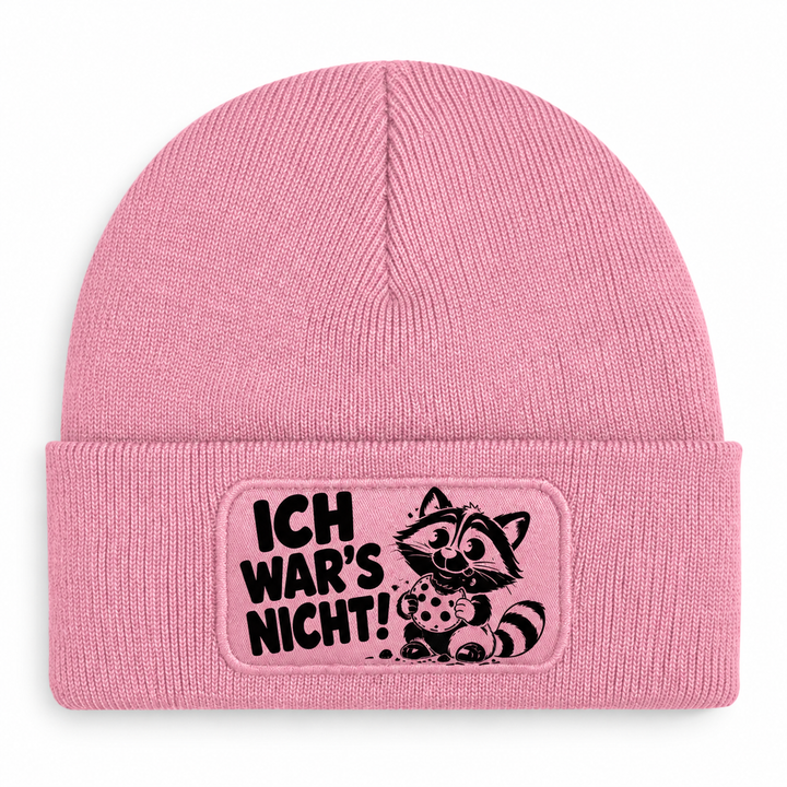 Mütze ICH WAR’S NICHT! Waschbär Rosa