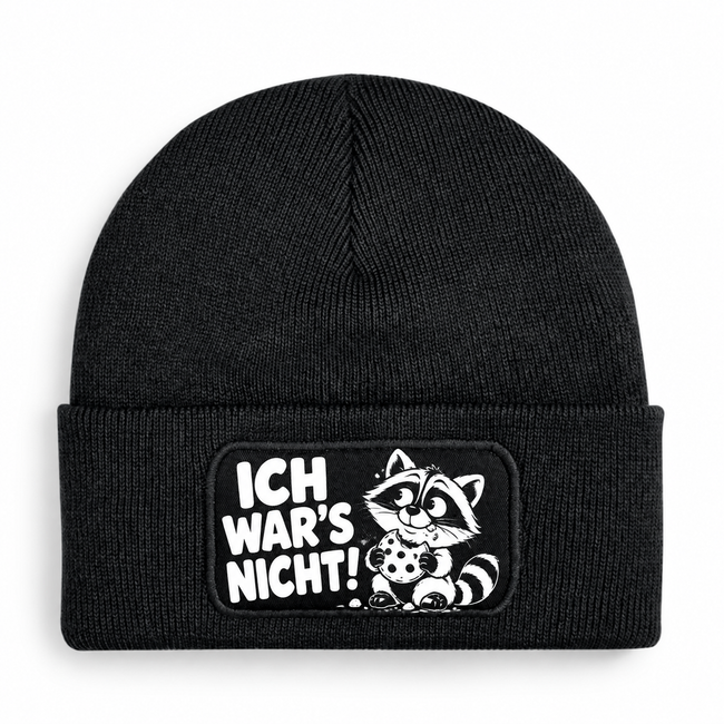 Mütze „ICH WAR’S NICHT!“ – Waschbär Comic | 7 Farben