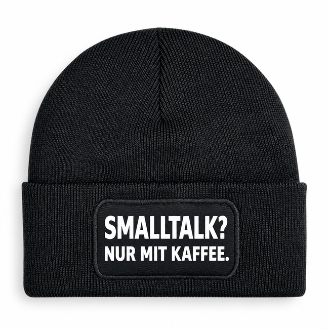 Mütze „SMALLTALK? NUR MIT KAFFEE.“ – 7 Farben