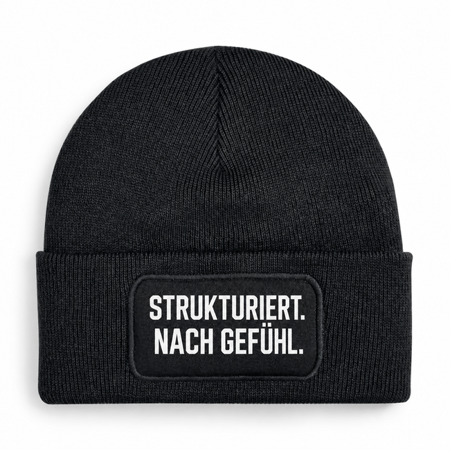 Mütze „STRUKTURIERT. NACH GEFÜHL.“ – 7 Farben