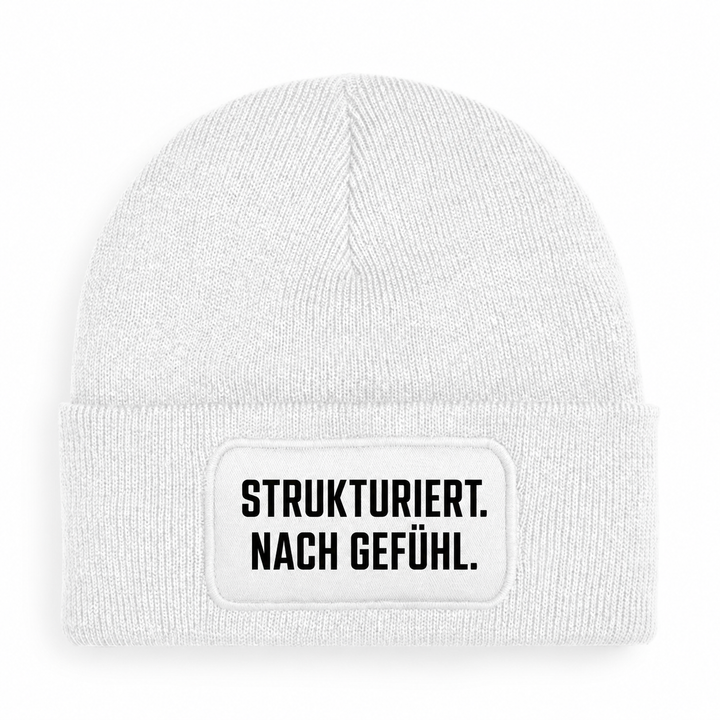 PEPAM Mütze STRUKTURIERT. NACH GEFÜHL. – Weiß