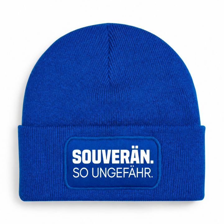 Mütze SOUVERÄN. SO UNGEFÄHR. – Blau