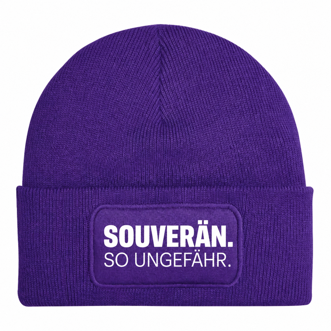 Mütze SOUVERÄN. SO UNGEFÄHR. – Lila