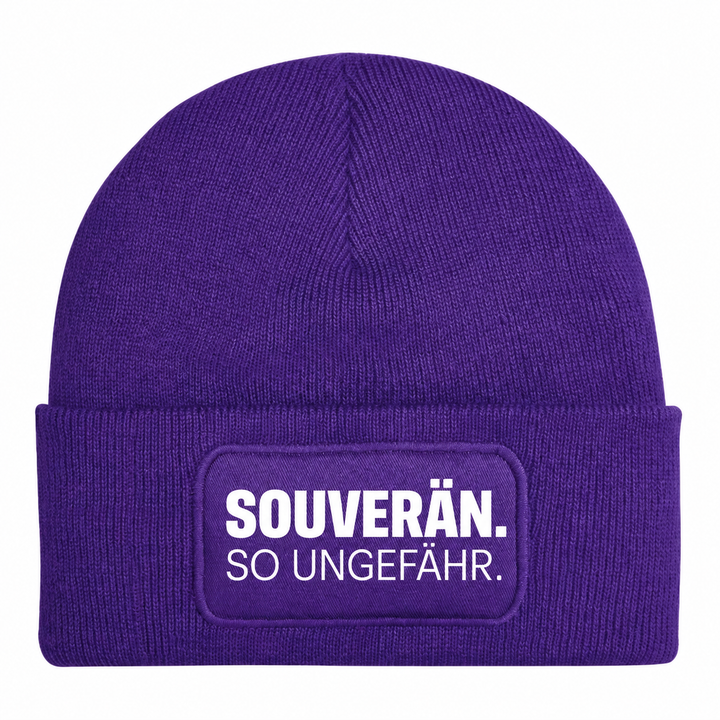 Mütze SOUVERÄN. SO UNGEFÄHR. – Lila