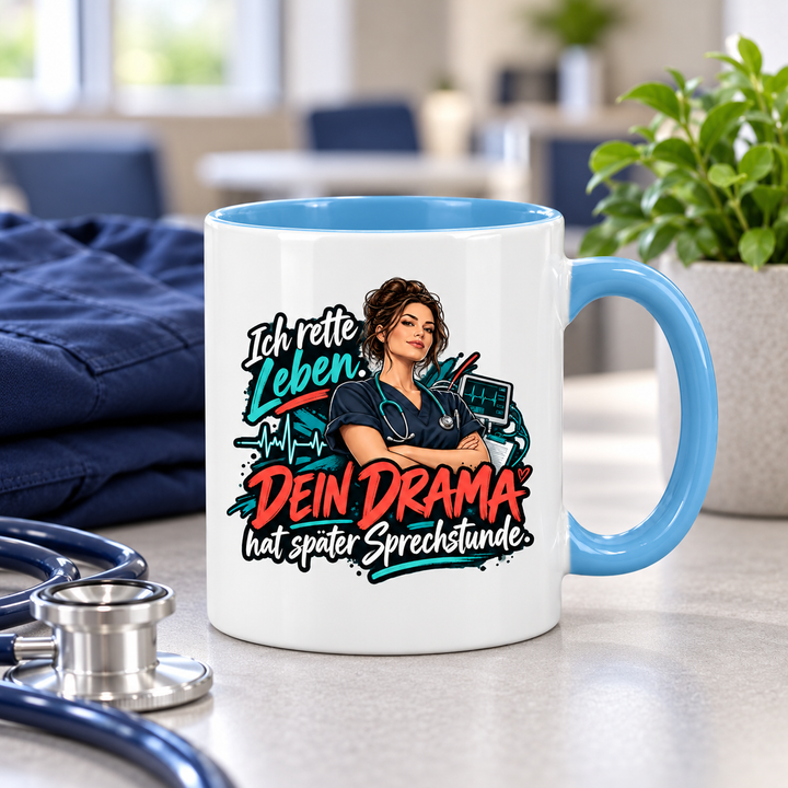 Pflegekraft-Tasse als Geschenk für Mama, Kolleginnen und Pflege-Teams