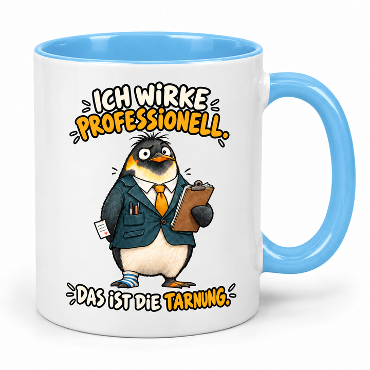 Pinguin-Tasse – Blau