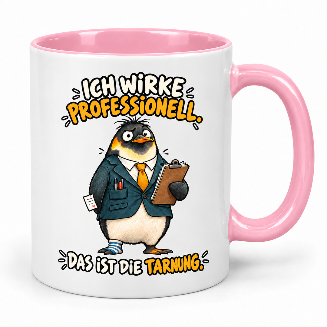 Pinguin-Tasse – Rosa