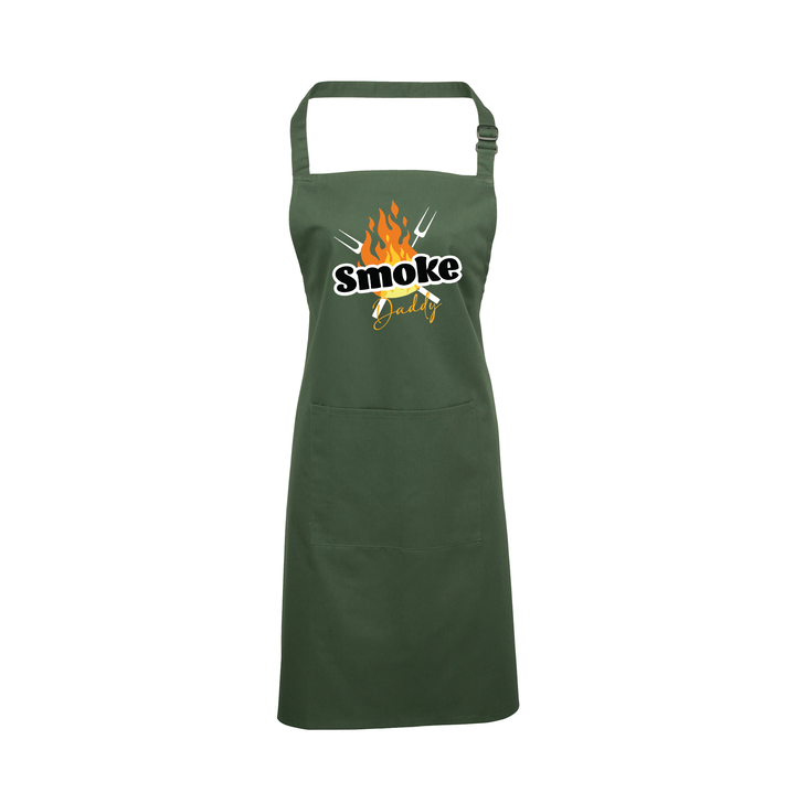 Grillschürze „Smoke Daddy 2“ – BBQ & Smoker Schürze für echte Grillmeister | Geschenkidee für Männer