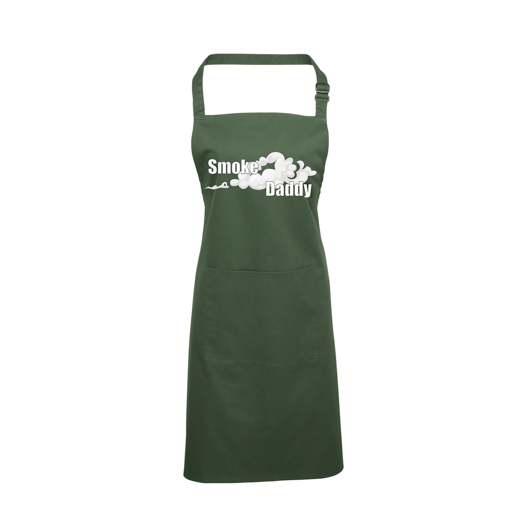 Grillschürze „Smoke Daddy“ – Lustige BBQ Schürze für Männer | Perfektes Geschenk für Grillmeister & Smoker Fans