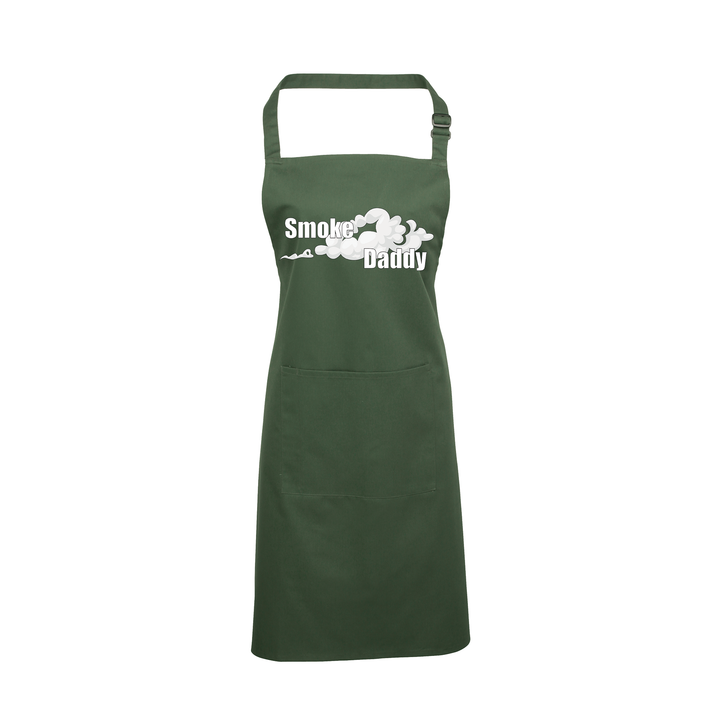 Grillschürze „Smoke Daddy“ – Lustige BBQ Schürze für Männer | Perfektes Geschenk für Grillmeister & Smoker Fans