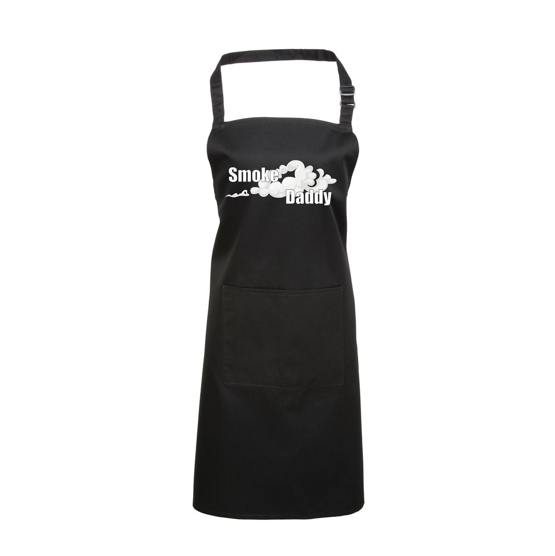 Grillschürze „Smoke Daddy“ – Lustige BBQ Schürze für Männer | Perfektes Geschenk für Grillmeister & Smoker Fans