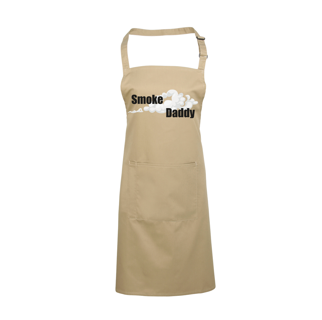 Grillschürze „Smoke Daddy“ – Lustige BBQ Schürze für Männer | Perfektes Geschenk für Grillmeister & Smoker Fans