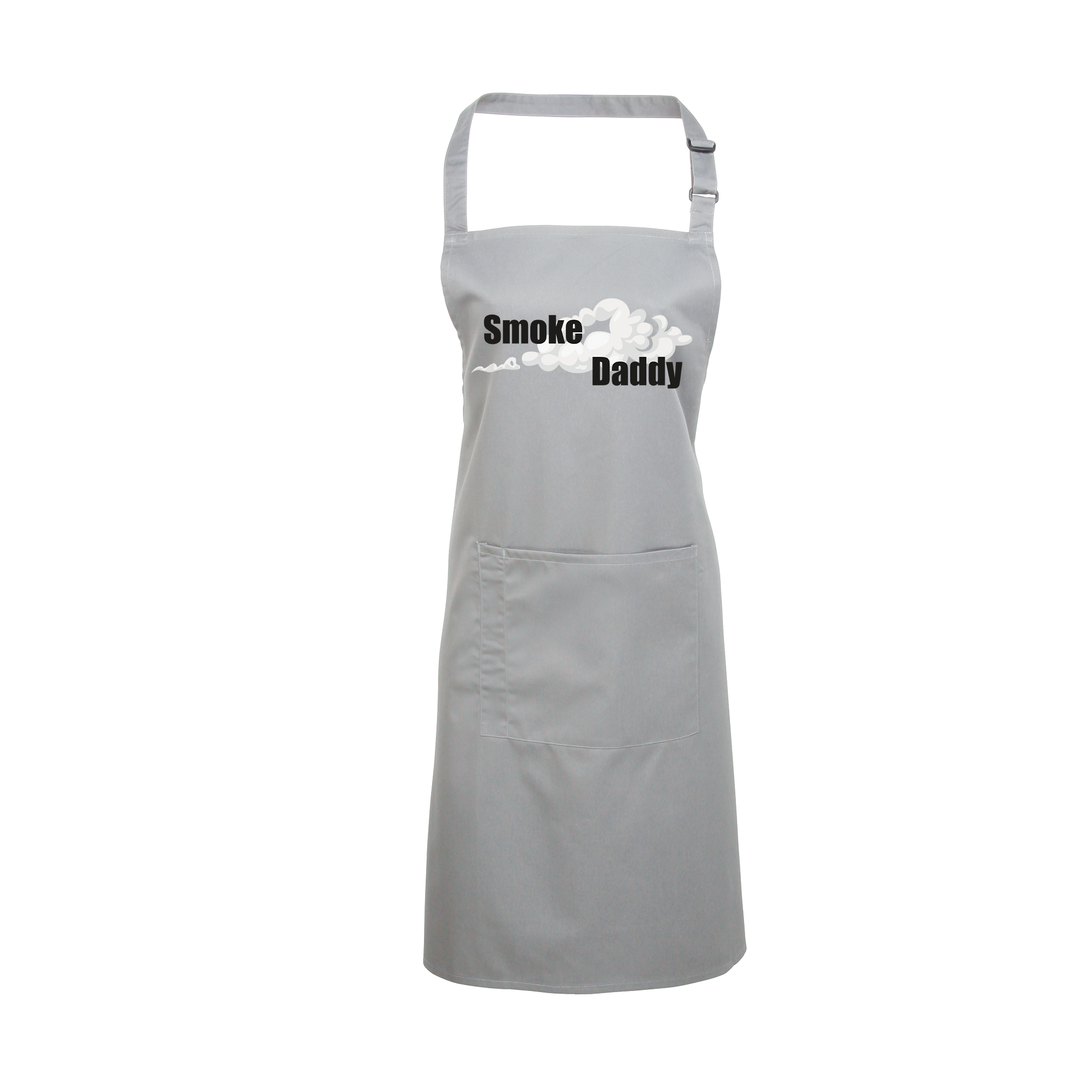 Grillschürze „Smoke Daddy“ – Lustige BBQ Schürze für Männer | Perfektes Geschenk für Grillmeister & Smoker Fans