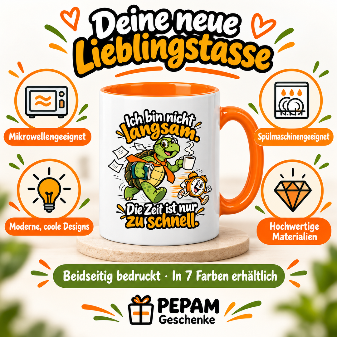 PEPAM Geschenke – Vorteile der lustigen Schildkröten-Tasse.