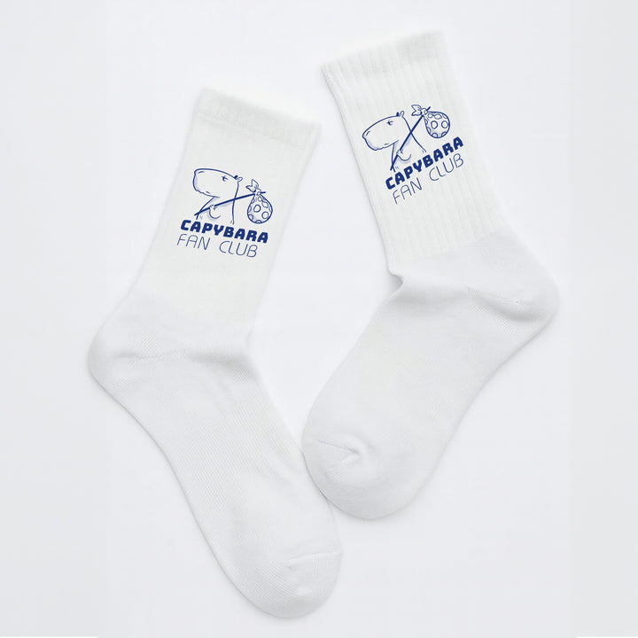 Socken „Capybara Fun Club“ – Lustige Tier-Socken mit Capybara-Motiv | Chill & Fun Style | Made in Europe