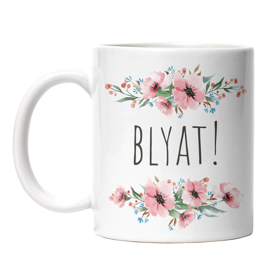 Tasse "Blyat" – Lustige Geschenkidee für Slawen & Russisch-Fans