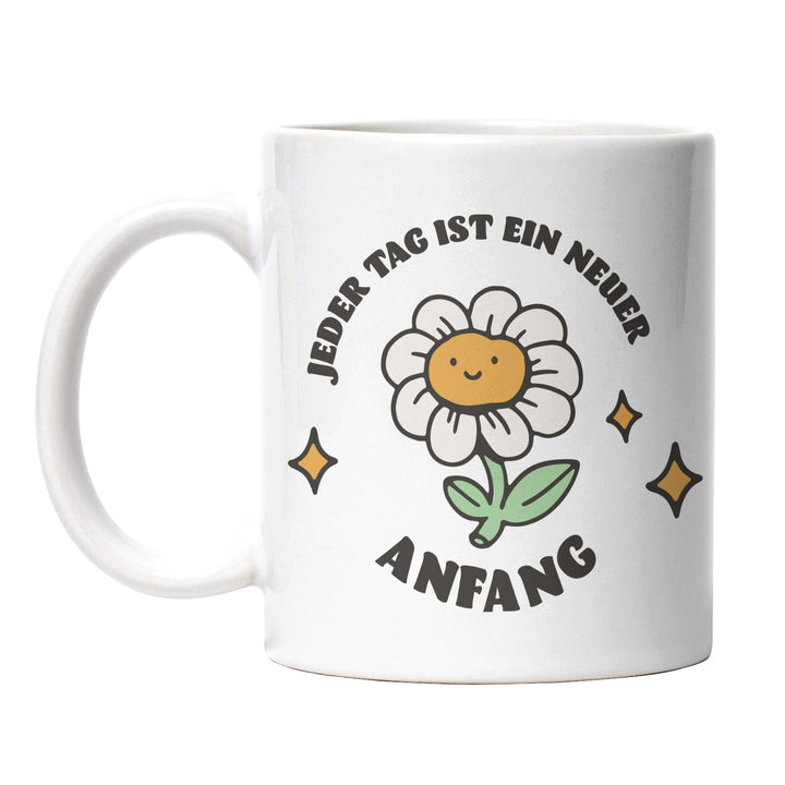 Tasse "Jeder Tag, neuer Anfang" – Motivations-Tasse für einen positiven Start