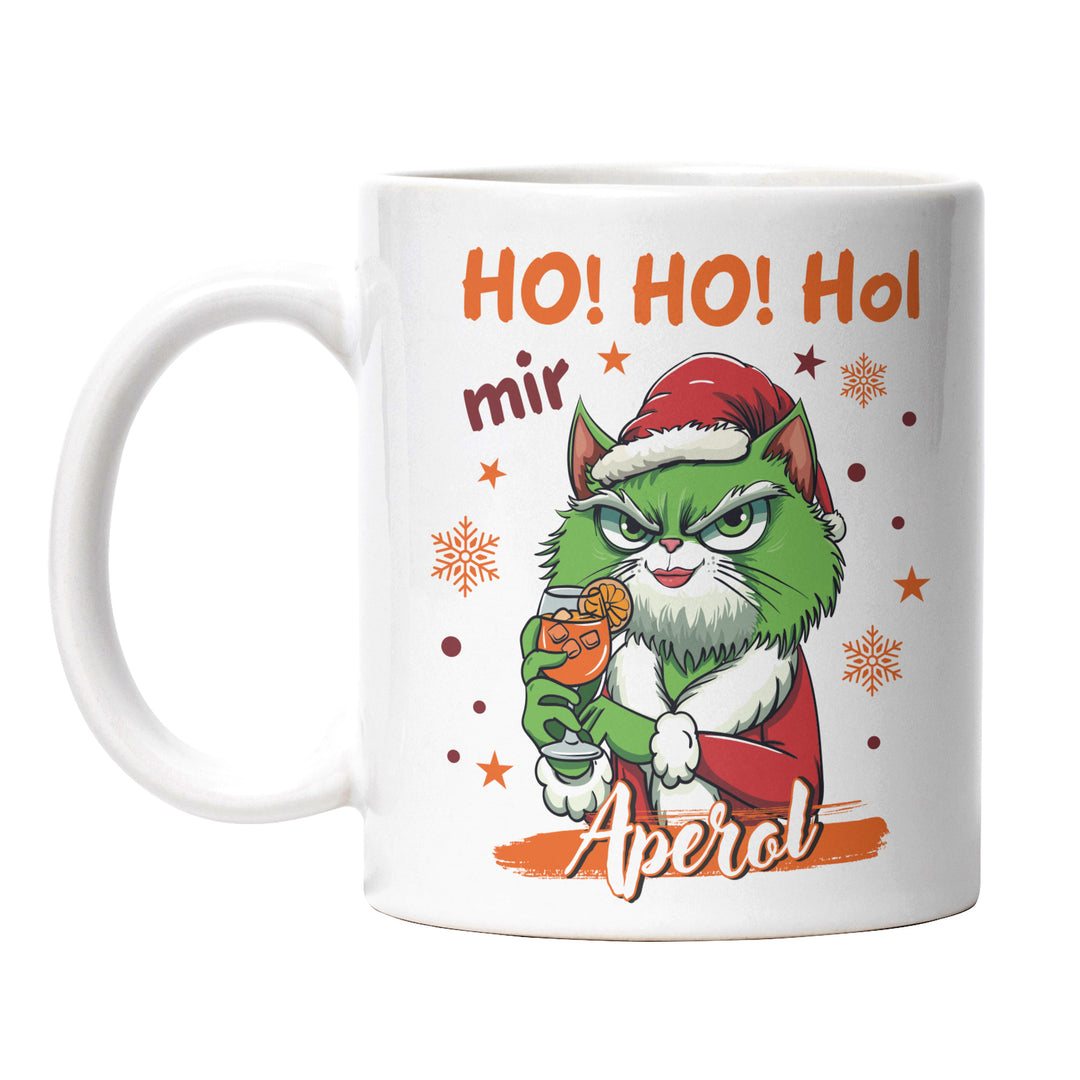 Ho Ho Ho mir Aperol Tasse – Lustige Weihnachts-Tasse für Aperol-Fans | PEPAM Geschenke