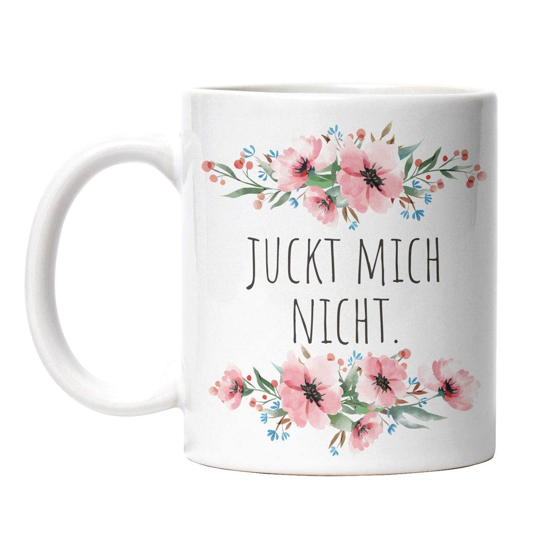 Tasse "Juckt mich nicht" – Lustige Sarkasmus-Tasse für Büro & Alltag