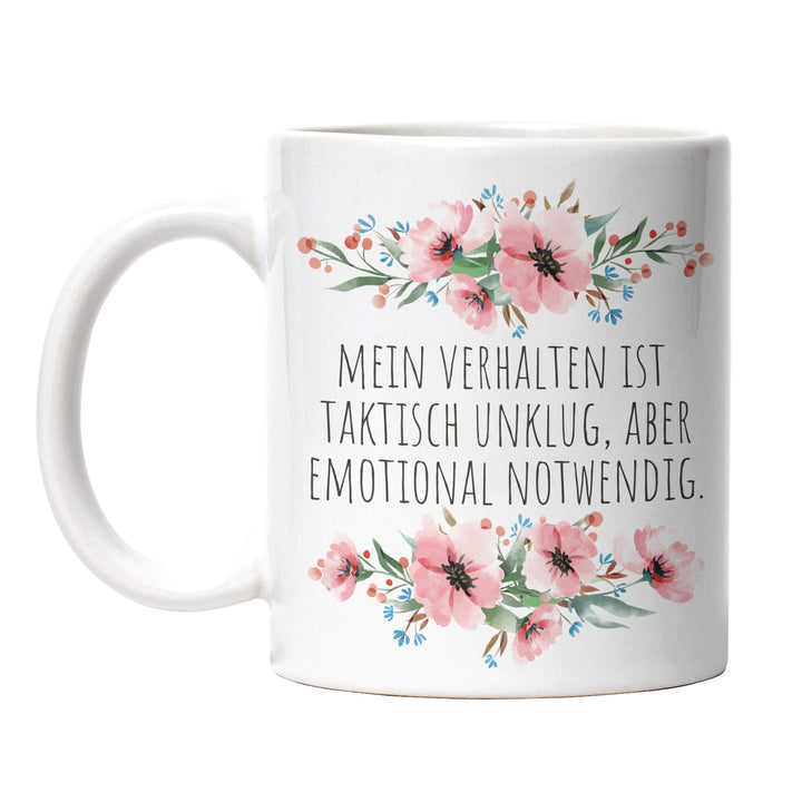 Tasse "Verhalten taktisch unklug, aber notwendig" – Lustige Statement-Tasse für Freidenker