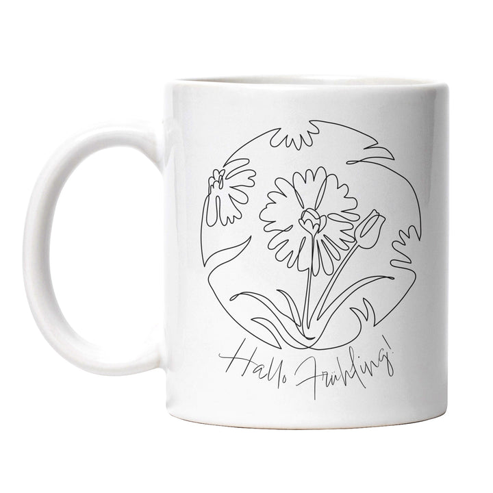 Tasse "Hallo Frühling" – Perfekt für Frühlings- und Naturfreunde