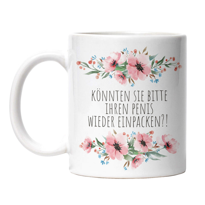 Tasse "Penis wieder einpacken" – Freche Spruch-Tasse für Humorvolle & Provokante Momente