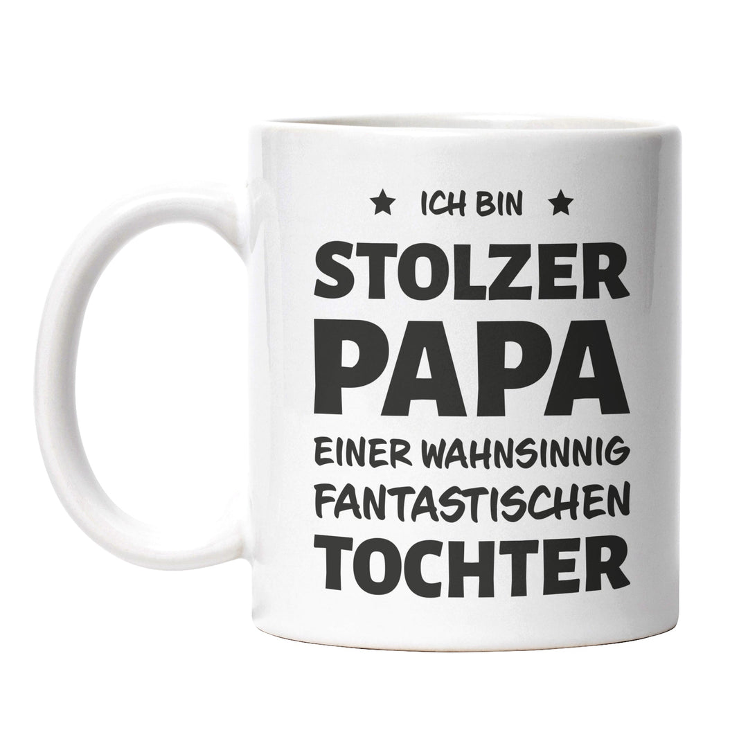 Tasse "Stolzer Papa, fantastische Tochter" – Liebevolles Geschenk für Väter