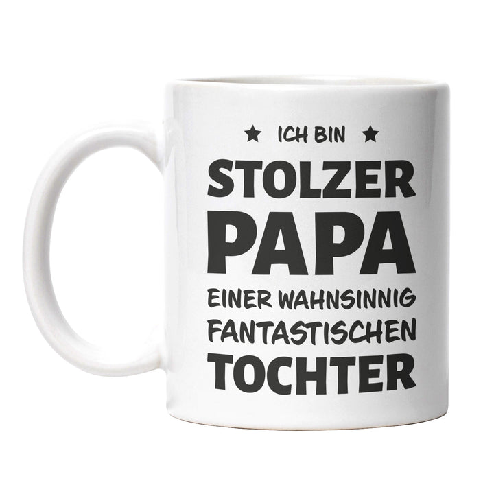 Tasse "Stolzer Papa, fantastische Tochter" – Liebevolles Geschenk für Väter