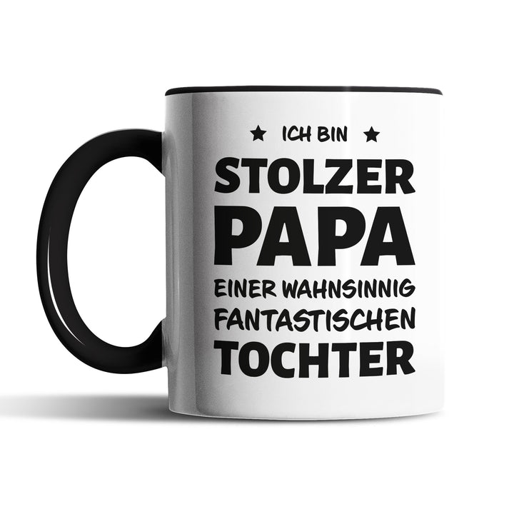 Tasse "Stolzer Papa, fantastische Tochter" – Liebevolles Geschenk für Väter