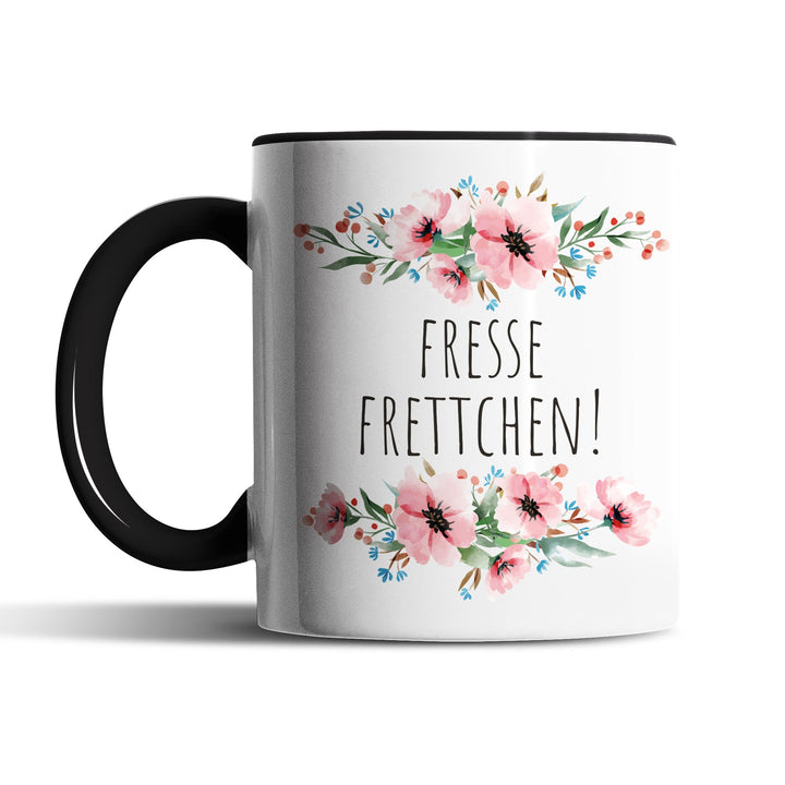Tasse "Fresse Frettchen" – Lustige Sarkasmus-Tasse für Büro & Alltag