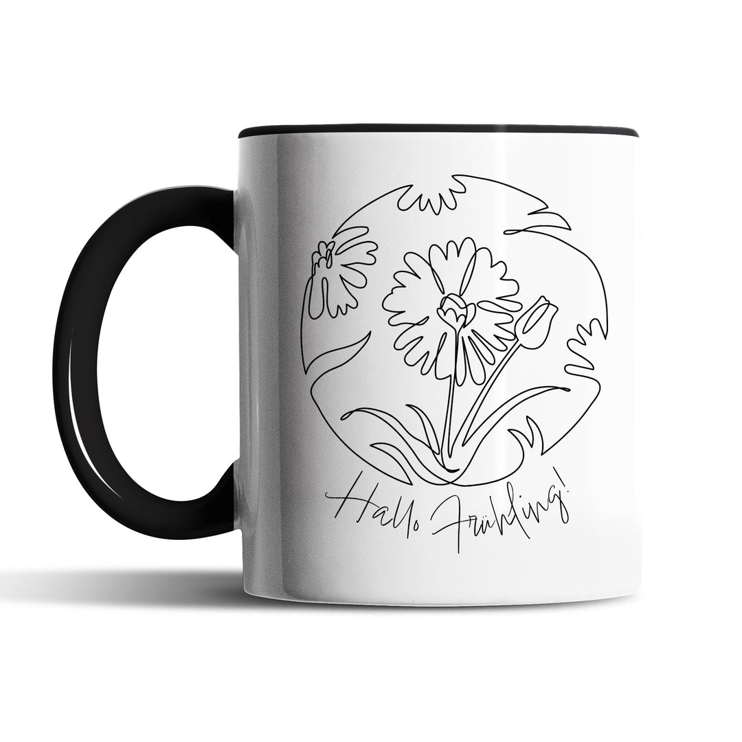 Tasse "Hallo Frühling" – Perfekt für Frühlings- und Naturfreunde