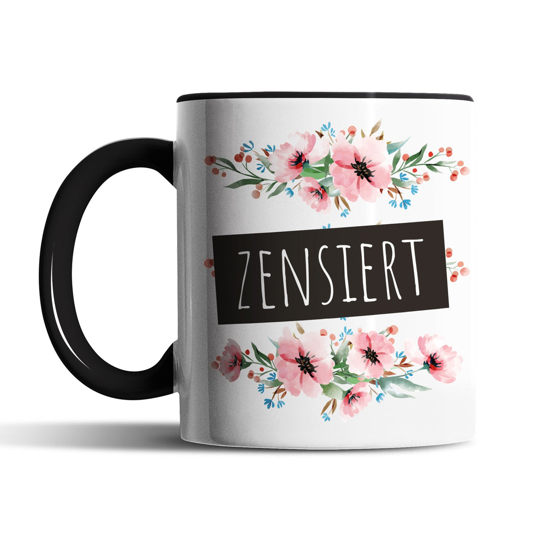 Tasse "Zensiert" – Lustige Statement-Tasse für Ironie & Humor
