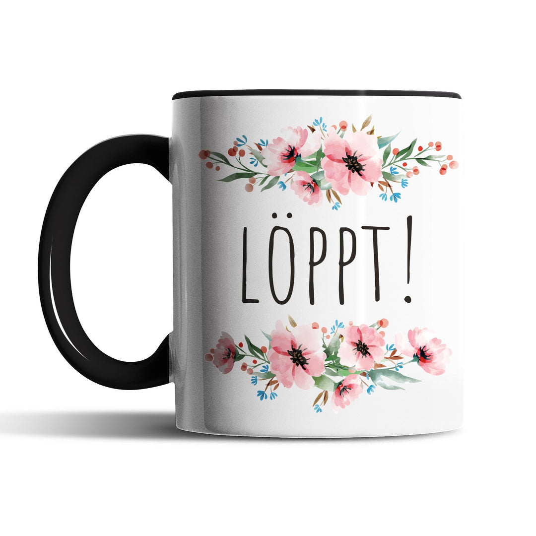 Tasse "LÖPPT!" – Lustige Motivations-Tasse für Alltag & Büro