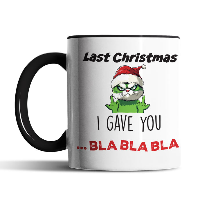Last Christmas I Gave You Bla Bla Bla Tasse – Lustige Weihnachts-Tasse mit Spruch | PEPAM Geschenke