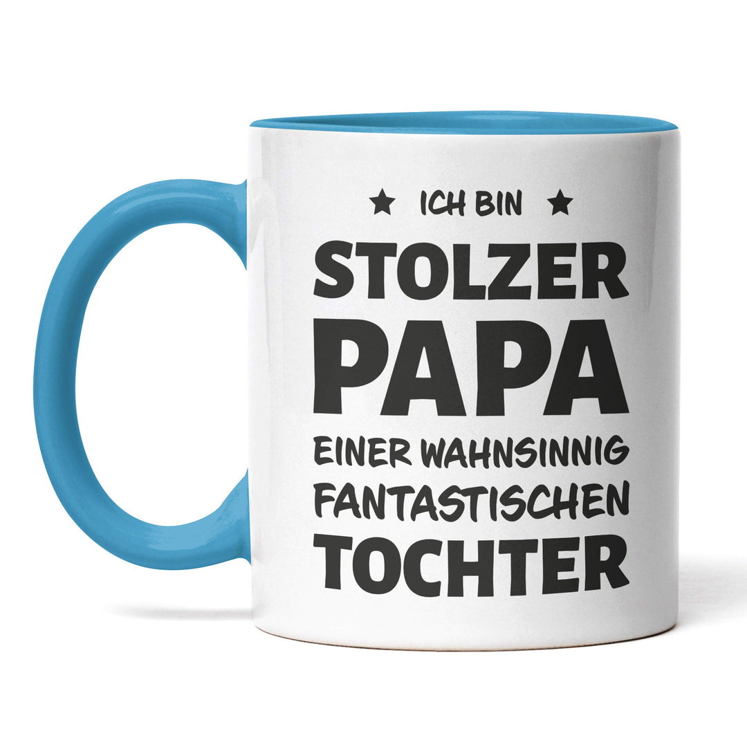Tasse "Stolzer Papa, fantastische Tochter" – Liebevolles Geschenk für Väter