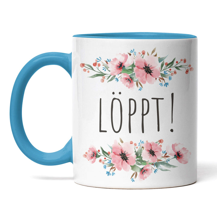 Tasse "LÖPPT!" – Lustige Motivations-Tasse für Alltag & Büro